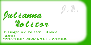 julianna molitor business card
